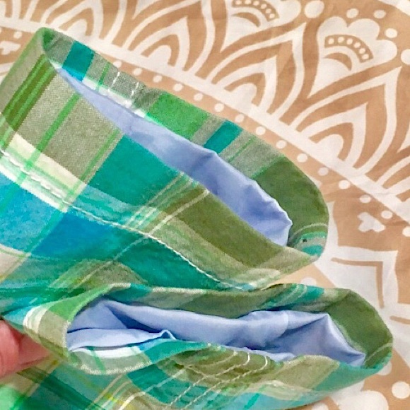 🦋Vintage Gap Turquoise & Green Plaid Blazer (6)🦋 - Picture 5 of 7